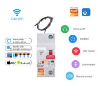 Zigbee 1P สายสวิตซ์ค่า DC เบรกเกอร์ Din Rail Tuya ระบบสมาร์ทโฮมชีวิต Interuptor Inteligentes Wifi กับ Alexia