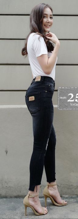 2511-jeans-by-araya-กางเกงยีนส์-ผญ-กางเกงยีนส์ผู้หญิง-กางเกงยีนส์เอวสูง-กางเกงยีนส์ยืด-เอวสูง-ยีนส์ผู้หญิง-ยีนส์ยืด-ผ้ายืด
