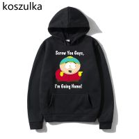 《Qinghe Yi Fang》 S-South-Park Hoodies Going Home Hoodie Harajuku Pullovers ฤดูใบไม้ผลิ/ฤดูใบไม้ร่วงผู้ชายเสื้อกันหนาว Manga Tops Unisex เสื้อผ้า Sudaderas ชาย