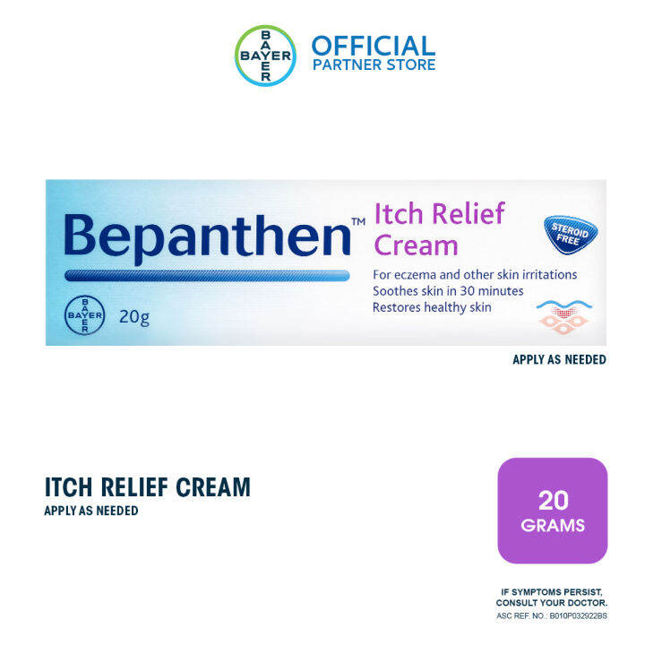 BEPANTHEN™ Itch Relief Cream For Itchy And Dry Eczema 20g x2 | Lazada PH