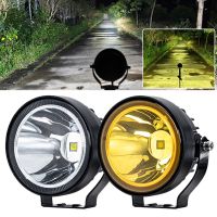 Barre lumineuse de travail à LED pour moto projecteurs 12V 4 pouces 4x4 accessoires tout-terrain lumières de sauna à LED antibrouillard Jeep camion RL