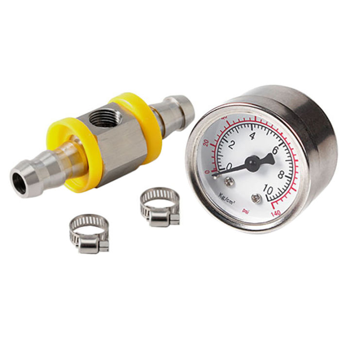 universal-fuel-pressure-gauge-1-8-npt-140-psi-with-3-8-inch-fuel-line-fuel-pressure-gauge-sensor-t-fitting-adapter