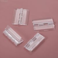 ✑✑□ 4Pcs 45x35mm Acrylic Folding Hinges Clear Plastic Mini Hinge Hardware Tools for Furniture Toolboxs Cabinet Door Jewelry Boxes