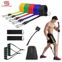 【DT】hot！ SkangDuke 11PC/Set Resistance Bands Pull Rope Rubber Expander Workout Gym Training