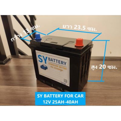 [สินค้าพร้อมจัดส่ง]⭐⭐SY Battery แบตเตอรี่สำหรับรถยนต์ แบบลิเธียมฟอสเฟต LiFePO4 12V 25-100 Ah เหมาะสำหรับรถยนต์ เรือ1000-10000 CC และรถบรรทุก[สินค้าใหม่]จัดส่งฟรีมีบริการเก็บเงินปลายทาง⭐⭐