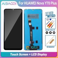 AiBaoQi Brand New Touch Screen LCD Display Frame Assembly Replacement For Nova Y70 Plus Nova Y70 MGA-LX9 MGA-LX9N LCD