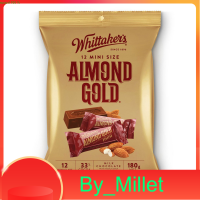 Almond Gold Milk Chocolate Whittakers 180 G.