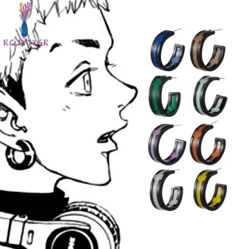 Men's Cosplay Earrings Jewelry Anime Vox Akuma Same Design Red Tassel  Eardrop Cartoon Vtuber Themed Alloy Trinket For Friends - Dangle Earrings -  AliExpress