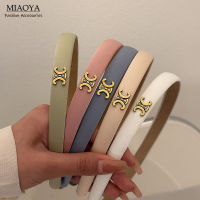 MIAOYA จดหมายแฟนซี C ที่คาดผมสำหรับผู้หญิง INS เครื่องประดับผมที่มีสีสันสำหรับนักเรียน Kado Ulang Tahun ที่สวยงาม