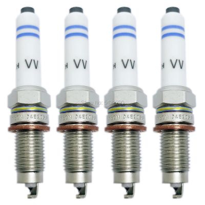 4pcs 04E905612 Spark Plug fit for Audi A1 A3 Q3 fit for VW Volkswagen Beetle Golf Jetta Polo Santana 0241145515 04E 905 612 B C