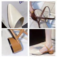 Womens Heels Pointed Korean Sandals