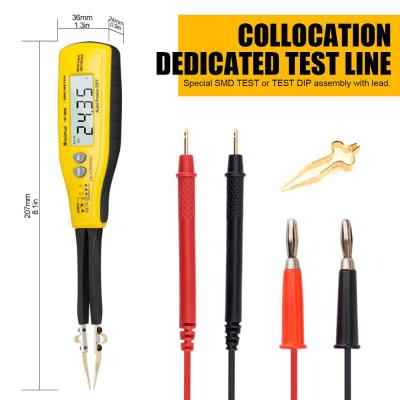 HOLDPEAK 990B เครื่องทดสอบสมาร์ทดิจิตอล SMD Meter Handheld Resistance Capacitance 4000 Counts Tester Professional Digital Multimeter