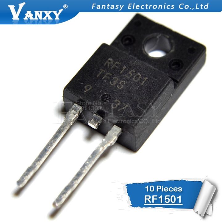 10PCS RF1501 TO-220F RF1501TF3S TO220F-2 TO-220 new original WATTY Electronics
