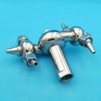 tank washing cleaning nozzle 360degree automatic double rotaring sanitary nipple rotaring cleaning bnall nozzle horn washer tank