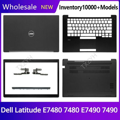 New Original For Dell Latitude E7480 7480 E7490 7490 Laptop LCD back cover Front Bezel Hinges Palmrest Bottom Case A B C D Shell