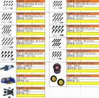 JJRC Q40 Q39 Feiyue FY-02 FY-01 FY-03 1/12 RC ชิ้นส่วนอะไหล่รถยนต์รถเปลือกยางอุปกรณ์เสริม Bumperscrew 4