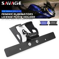 For YAMAHA YZF R15 V3 Motorcycle License Plate Holder Tail Tidy Number Plate Bracket Fender Eliminator LED Light YZFR15 2017-21 Laptop Stands