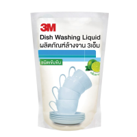 3M น้ำยาล้างจาน  ชนิดเข้มข้น สูตรมะนาวมี 3 ขนาด