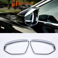 Chrome Car Side Rearview Mirror Rain Eyebrow Trim For Audi A6 C8 A7 4K8 A8 D5 2019 2020 2021 2022 Car Essories