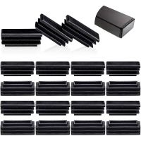 【cw】 12Pcs Rectangle End Caps Tubing Plug Cap for Glide Prevention Plastic Insert Chair/Desk Tube Protector