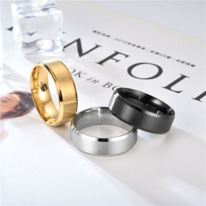 black-gold-sliver-frosted-wedding-ring-stainless-steel-size-5-12-men-wome-ring