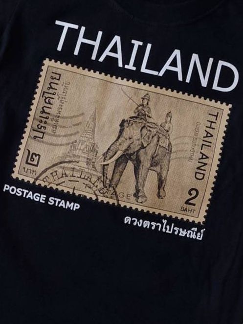 เสื้อยืดเด็ก-เสื้อยืดคอกลม-เสื้อคอตตอน-เสื้อสกรีนลายไทย