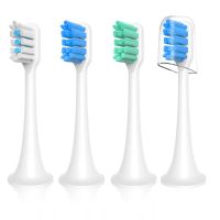 R 2/4 Pcs Replaceable Brush Head For Suitable For Xiaomi Mijia T300/T500/T700 Sonic Electric Toothbrush Dupont Bristle Brush Individual Package