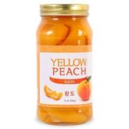 HCMTrà Đào Ngâm Hàn Quốc Yellow Peach Slices 680Gr - Trà Đào