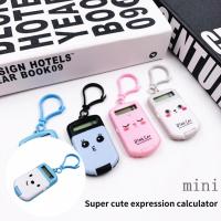 Calculator Keychain Useful Plastic Cute Lively Face Calculator Pendant Office Supplies  Calculator Pendant  Mini Calculator Calculators