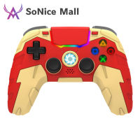 Wireless Gamepad ที่จับเกมที่รองรับบลูทูธเข้ากันได้กับ Iron Man PS4/PS3 Ios13.0หรือสูงกว่าระบบ Pc