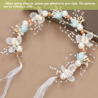 Wedding Hair Headdress Headband Jewelry Wreath Jewelry Flower Wreath Wedding Headband Jewelry Flower Wreath Headband Imitated Pearl Hair Headdress