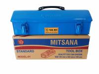 Tool Box กล่องเครื่องมือ 14 นิ้ว #01 ตรา MITSANA กล่องเหล็ก กล่องเหล็กเล็ก กล่องเหล็กใส่เครื่องมือ (165mmx355mmx120mm) กล่องใส่เครื่องมือ กล่องเก็บของ