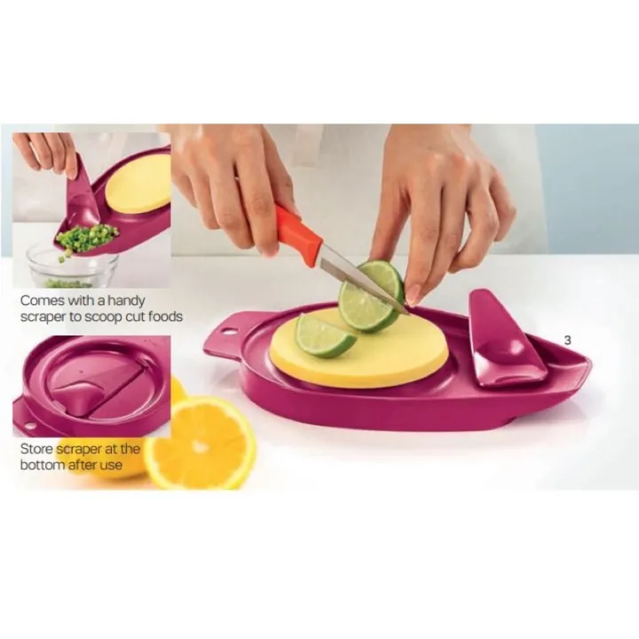 Tupperware Chop N Pour Cutting Board Lazada