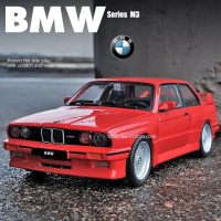 urago 1:24 BMW M3 E30 1988 Supercar ล้อแม็กรถยนต์ D Iecasts โลหะของเล่นยานพาหนะคลาสสิกรถรุ่นเก็บของขวัญวันเกิดสำหรับเด็ก