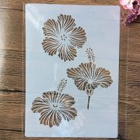 A4 29 ซม.ดอกไม้ Mandala DIY Layering Stencils ภาพวาดสมุดภาพสี Embossing อัลบั้มตกแต่งแม่แบบ-hsdgsda