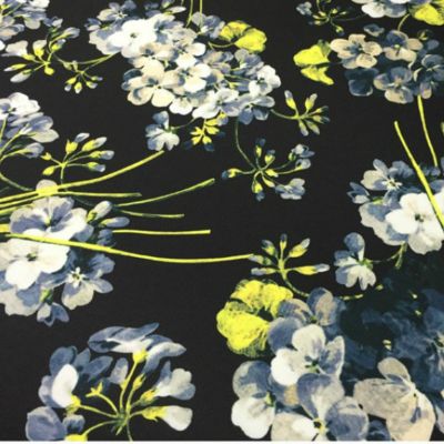 Italian Brand Fashion Design Printed Satin Fabric for Soft Garment Shirt Dress Cloth Diy Sewing Material by the Meter Material