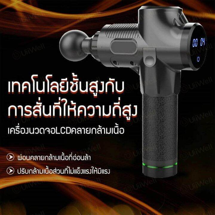 ปืนนวดกล้ามเนื้อไฟฟ้าไร้สาย-xiaomi-meavon-muscle-massager-ปืนนวดไร้สายnสำหรับนวดบำบัดหลังออกกำลังกายและลดความปวดเมื่อยขอ-นวดบรรเทาสำนักงานซินโดรมปวดปืนนวด