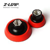 Z-LEAP แผ่นรองหลังแบบห่วงแผ่นหนุน2 "3" พร้อมแผ่นกระดาษทราย M14 5/8-11แผ่นตัวจับกันชนพลาสติกสำหรับลูกหมูเครื่องขัดเงารถ