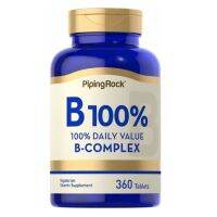 PipingRock B 100%, 360 Vegetarian Tablets