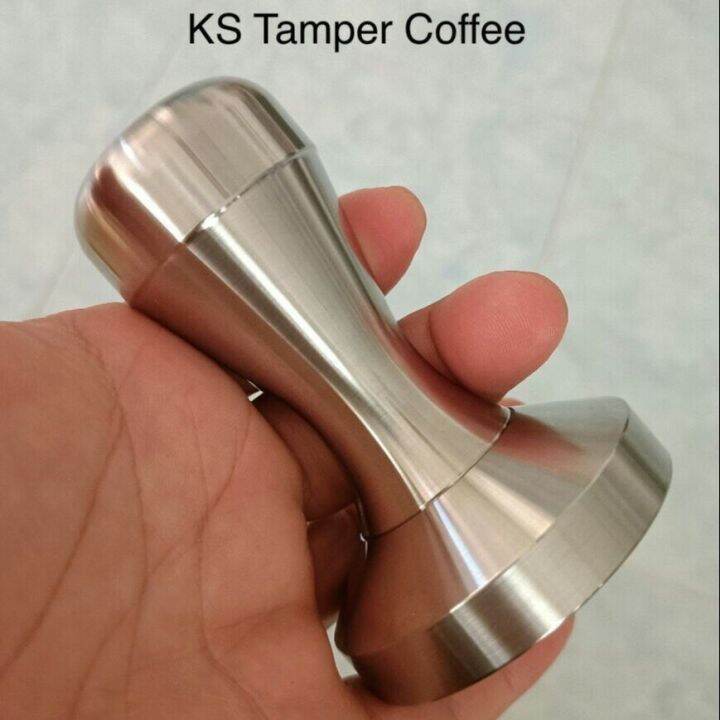 ด้ามกดกาแฟ-tamper-coffee-by-ks-สแตนเลส-ขนาดเส้นผ่านศูนย์51-53-54-57-57-9-58-58-5มม