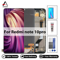 หน้าจอสัมผัสสำหรับ Redmi Note 10 Pro,หน้าจออะไหล่แบบดิจิไทเซอร์สำหรับ Redmi Note 10 Pro ปี100%