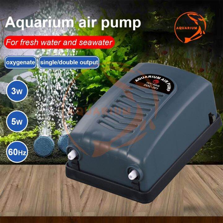 Aquarium Oxygen Pump Aerator for Submersible Pump Fish Tank Aerator