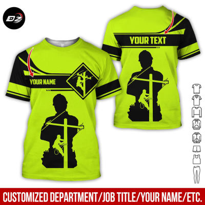 2023  Custom Text And Color Proud Lineman All Over Printed Clothes CN213