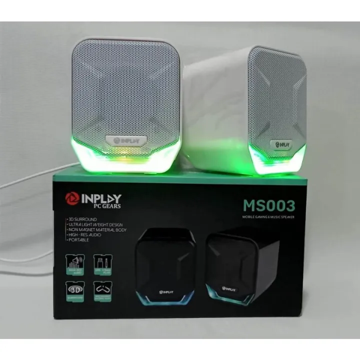 Inplay MS001/002/003 Mini Speaker PC Computer USBPower Desktop