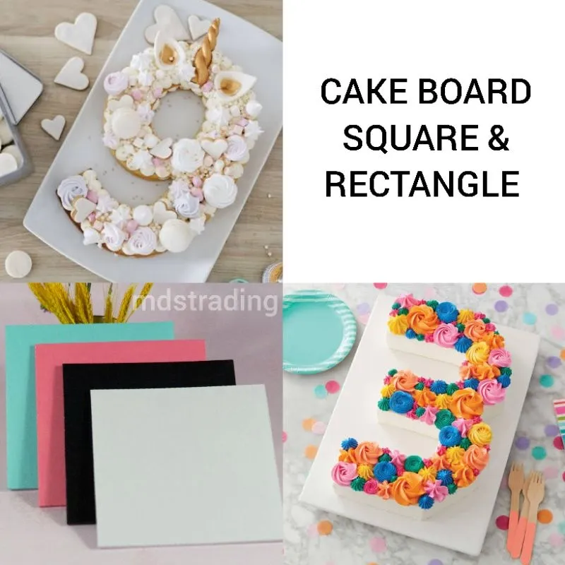 Bulk Square Cake Boards at Wholesale Pricing – Bakers Authority