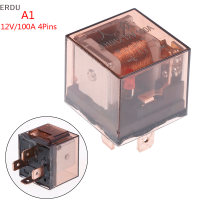 ERDU รีเลย์ยานยนต์กันน้ำ12/24V 100A 4/5Pin รีเลย์อุปกรณ์ควบคุมรถ