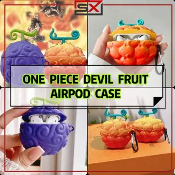 Apple Airpods 1 2 3 PRO Case One Piece Gum-Gum Fruit Shockproof Protective  Skin