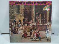 1LP Vinyl Records แผ่นเสียงไวนิล CHANTS ET DANSES DE PROVENCE    (H18B16)