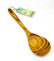 ทัพพีด้ามยาวไม้สัก ยี่ห้อ ดาร์โปรดักส์ (Dar Products) Teak Wooden Ladle Long Handle ( ขนาด 13x3นิ้ว ) / 1 ชิ้น