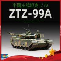 คนเป่าแตรประกอบโมเดล1/72จีน ZTZ-99-รถถังสงคราม07171